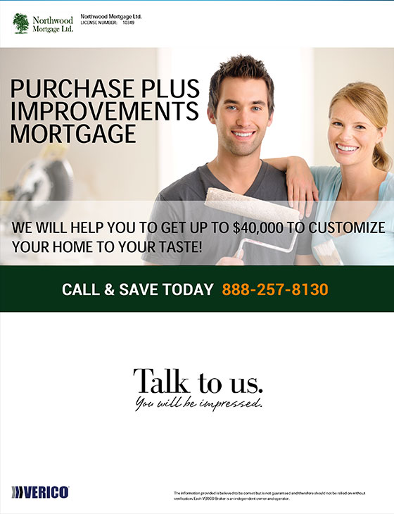 Purchase Plus Improvements Mortgage