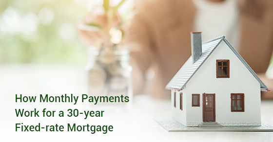 How Monthly Payments Work for a 30-year Fixed-rate Mortgage