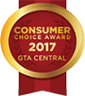 Consumer choice award 2017 GTA central logo