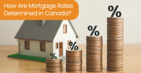 How are mortgage rates determined in Canada?
